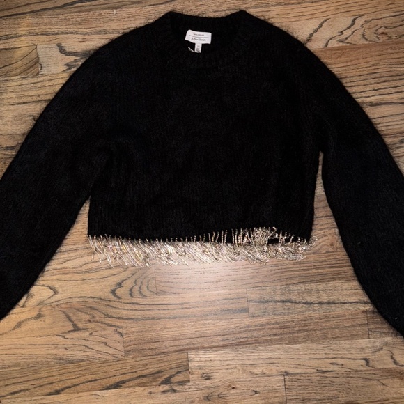 Diamanté Cropped Fringe Jumper from & Other Stories - Picture 7 of 8